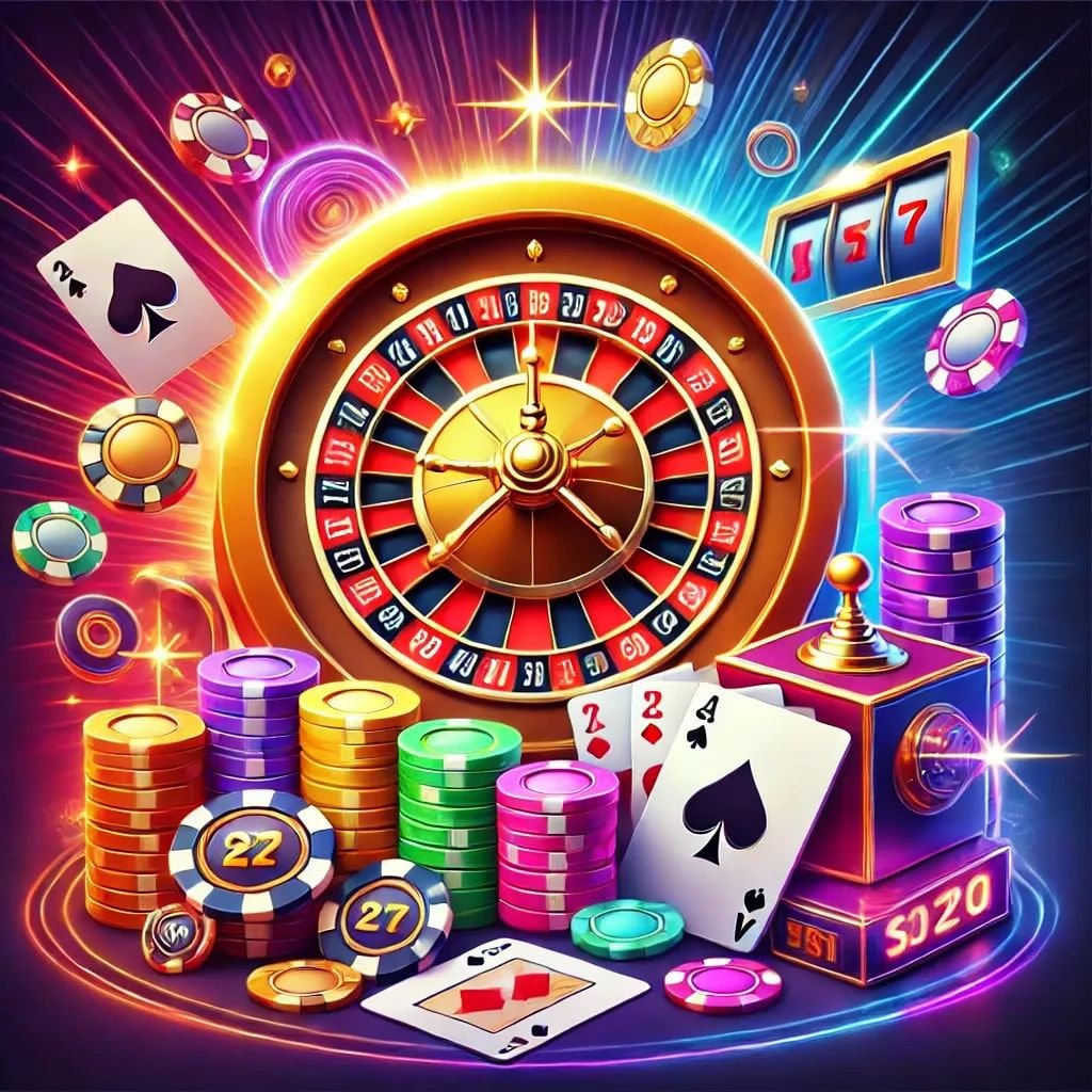 Caribbean Stud Poker table layout showing ante, call, and bonus betting areas